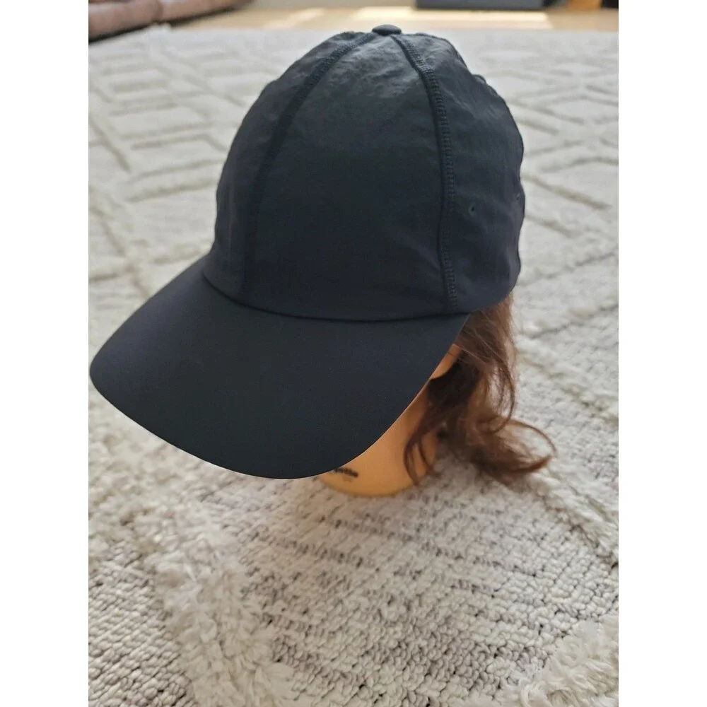 Womens Lululemon Black Nylon Hat One Size